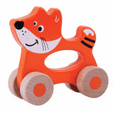 Push Along Fox Wooden Toys 
