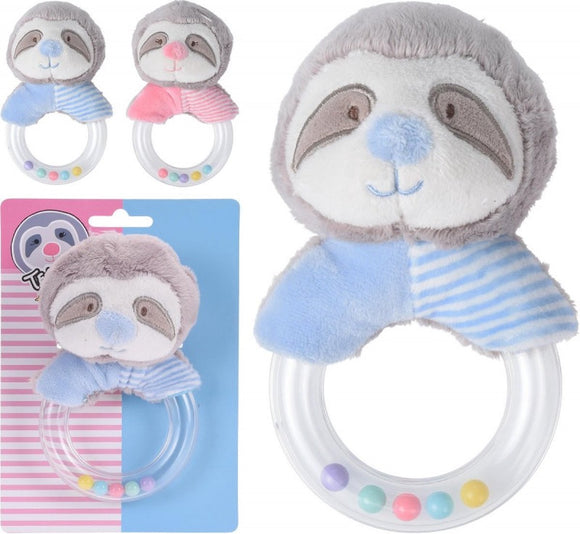 Tender Toys Baby Rattle Toy Sloth Junior 17 x 12 x 7 cm