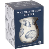 Tealight Holder Seashell Wax Melt Burner Gift Set