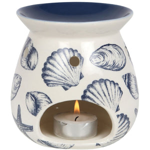 Tealight Holder Seashell Wax Melt Burner Gift Set