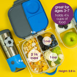 Kids lunch box with compartments - ocean breeze