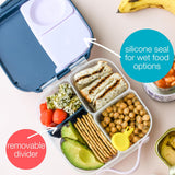 Kids lunch box with compartments - ocean breeze