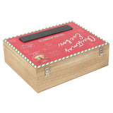 Large Customisable Red Reindeer Christmas Eve Box