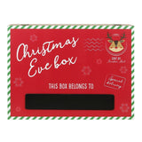 Large Customisable Red Reindeer Christmas Eve Box