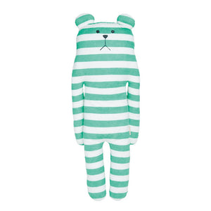 Teddy SLOTH bear Cuddle pillow Mint Green
