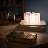 Valour wooden folding magnetic glowing led book light