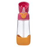 Tritan Kids Water bottle with straw 450ml - Strawberry Shake 