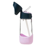 Tritan Kids Water bottle with straw 450ml - Indigo Rose 