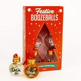 Festive Boozeballs Fillable Christmas Baubles Alcohol Decorations