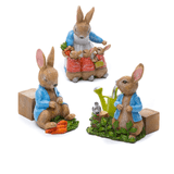 Beatrix Potter Peter Rabbit Plant Pot Feet - Set Of 3