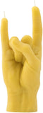 Candle Hand you rock Yellow