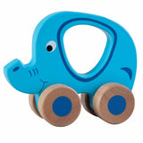 Push Along Elephant Wooden Toys 