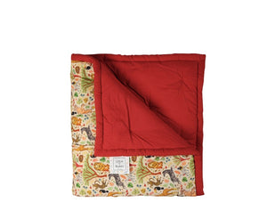 Kids Safari Animal Cotbed Quilt