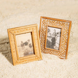 Rattan Photo Frame Gift 6 x 4"