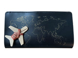 travel document wallet black