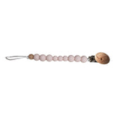 Neutrals wooden dummy clip holder, pacifier clip chain, baby gift - Superkidz and Home Oasis