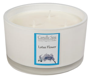 3 Wick Candles – Lotus Flower 