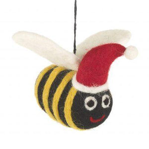Handmade Bumblebee Christmas Tree Decorations