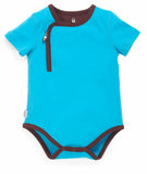 Short Sleeve Zip-Up Baby Bodysuit