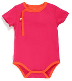 Short Sleeve Zip-Up Baby Bodysuit