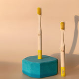 Kids Bamboo Toothbrush – yellow 