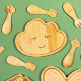 Cloud Bamboo Kids Plates 