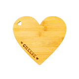 bamboo cheese board and knife set
