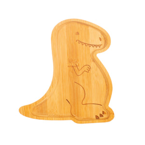 Dinosaur Bamboo Plate