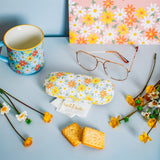 Blue Daisy Kids Glasses Case 
