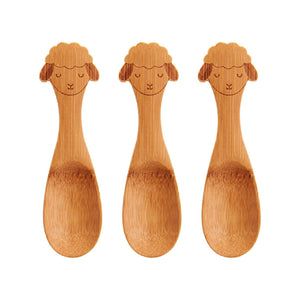 Lamb Toddler Bamboo Spoons
