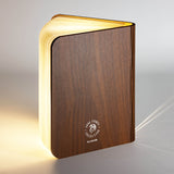 Valour wooden folding magnetic glowing led book light