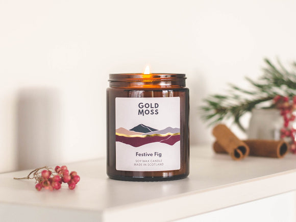 Festive Fig Soy Wax Candle