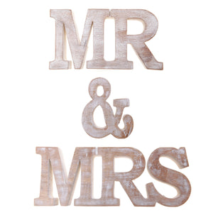 Standing Mr & Mrs Letters 