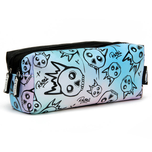 Queen Of Skulls Soft Pencil Case for girls