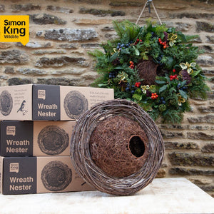 Simon King Bird Nesting Wreath