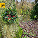 Simon King Bird Nesting Wreath