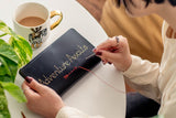 travel document wallet black