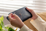 travel document wallet black