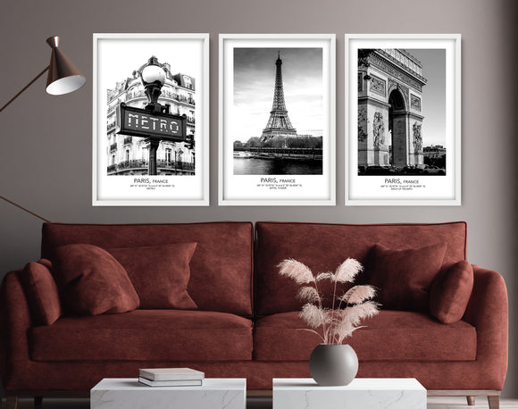 paris printed wall art