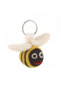 Felt Bee Keyring 