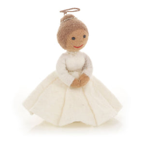 felt angel christmas tree topper