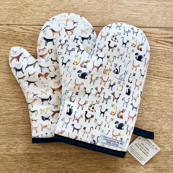 cat oven gloves