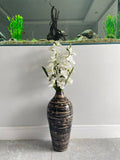 Black Natural Bamboo Tall Vase 54cm
