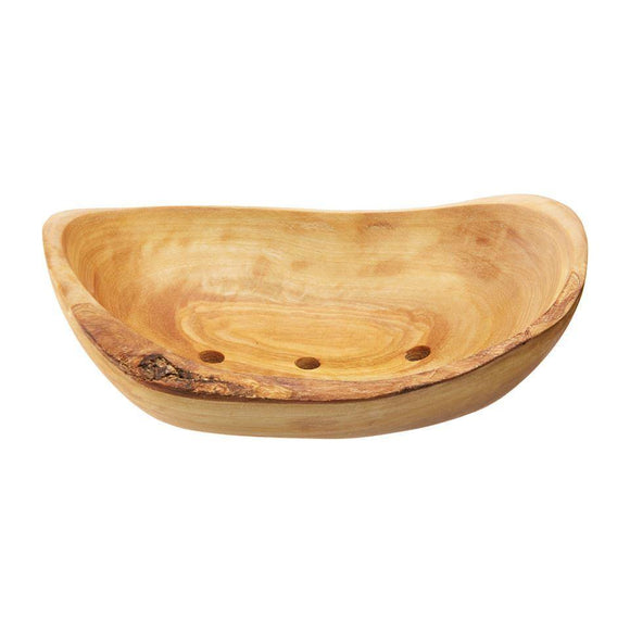 Large Olive Wood Soap Dish