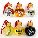 Festive Boozeballs Fillable Christmas Baubles Alcohol Decorations