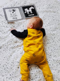 Lion all over print unisex baby dungarees cotton